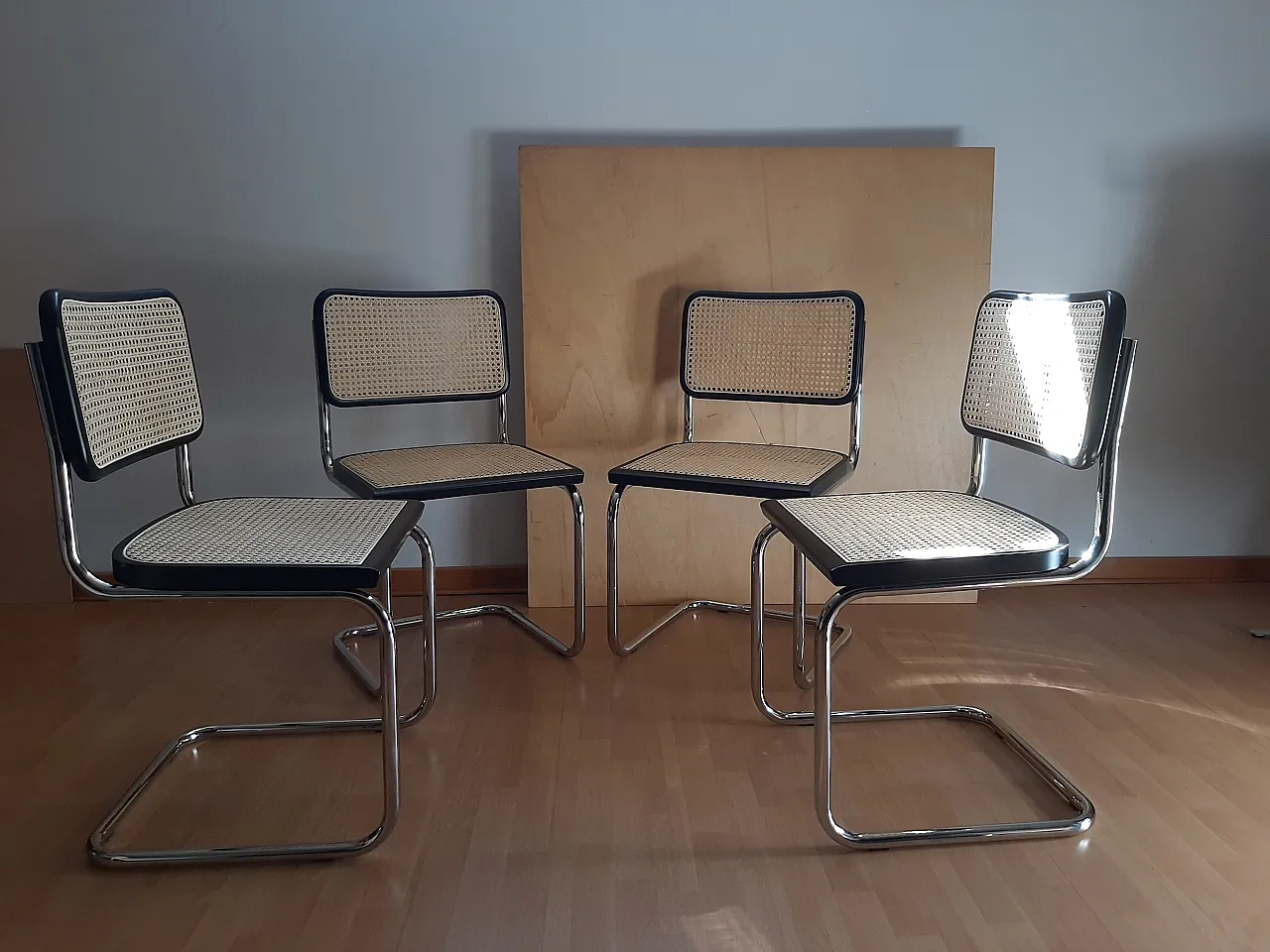 4 Sedie Ceca B32 in legno laccato nero di Mdf Italia, anni 2000 40