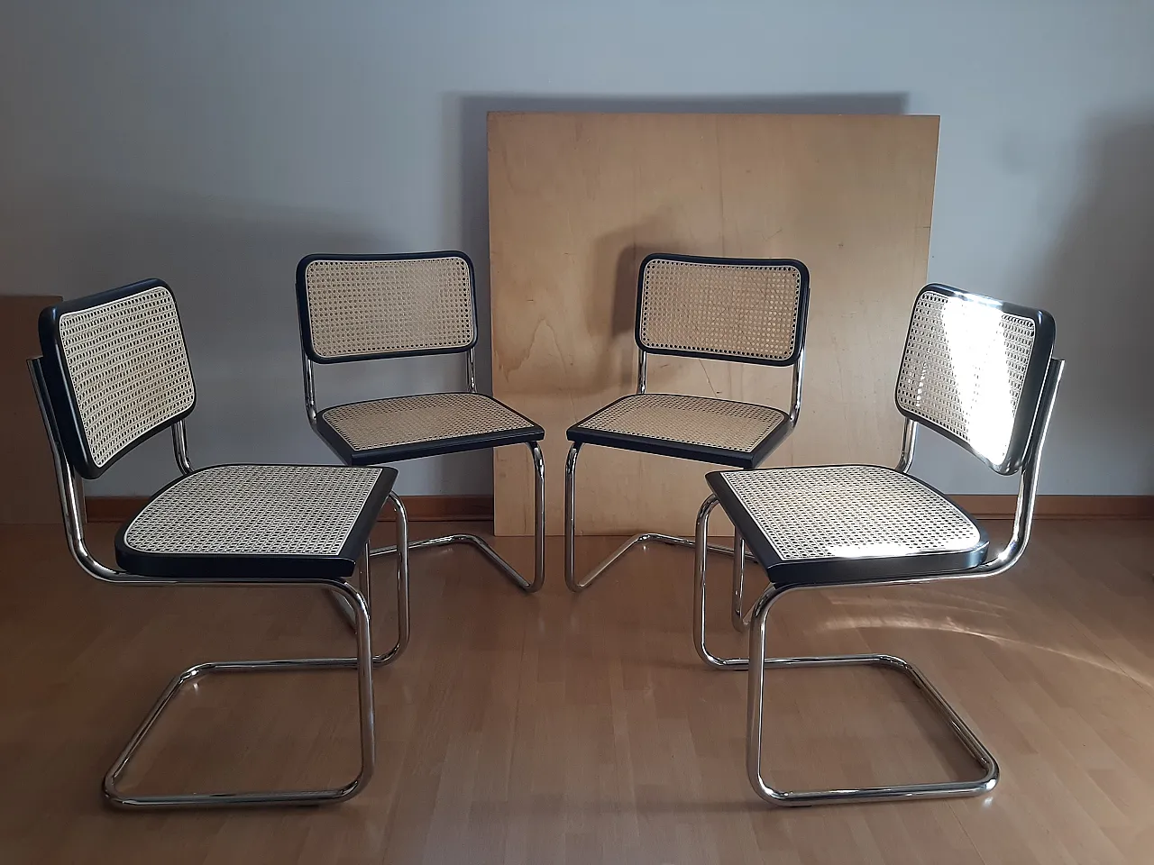 4 Sedie Ceca B32 in legno laccato nero di Mdf Italia, anni 2000 43