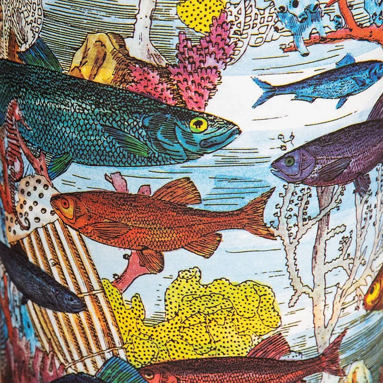 Aquarium floor lamp by Piero Fornasetti for Antonangeli, 1990s 5