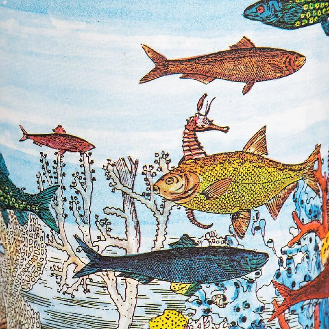 Aquarium floor lamp by Piero Fornasetti for Antonangeli, 1990s 6