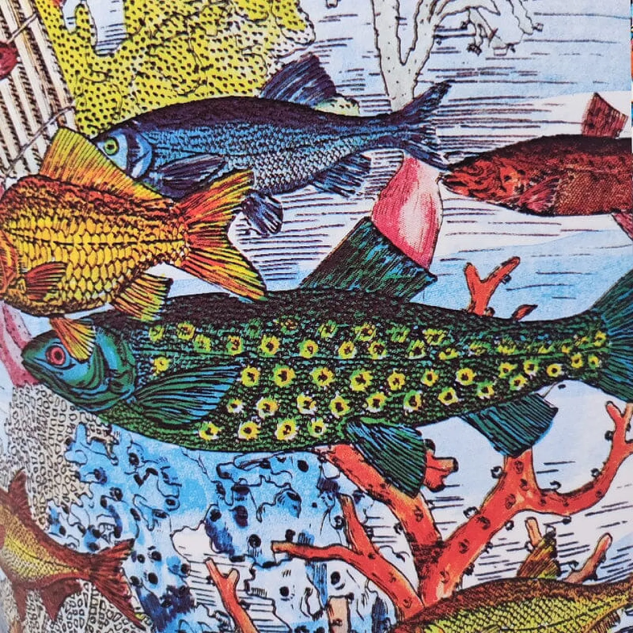 Aquarium floor lamp by Piero Fornasetti for Antonangeli, 1990s 12