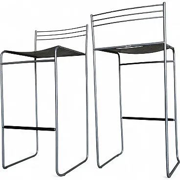 4 Bar stools by Giandomenico Belotti, 1970s