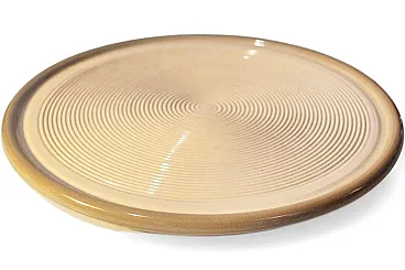 Ceramic plate by Franco Bucci for Pesaro Workshop, 1970s