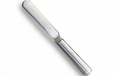 6 Glass butter knives, 1950s