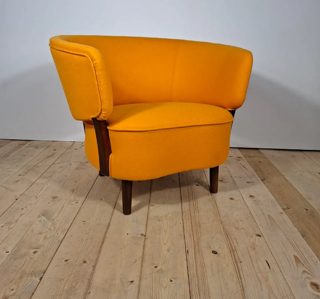 Poltrona di Aage Sattrup in teak, anni '60 3