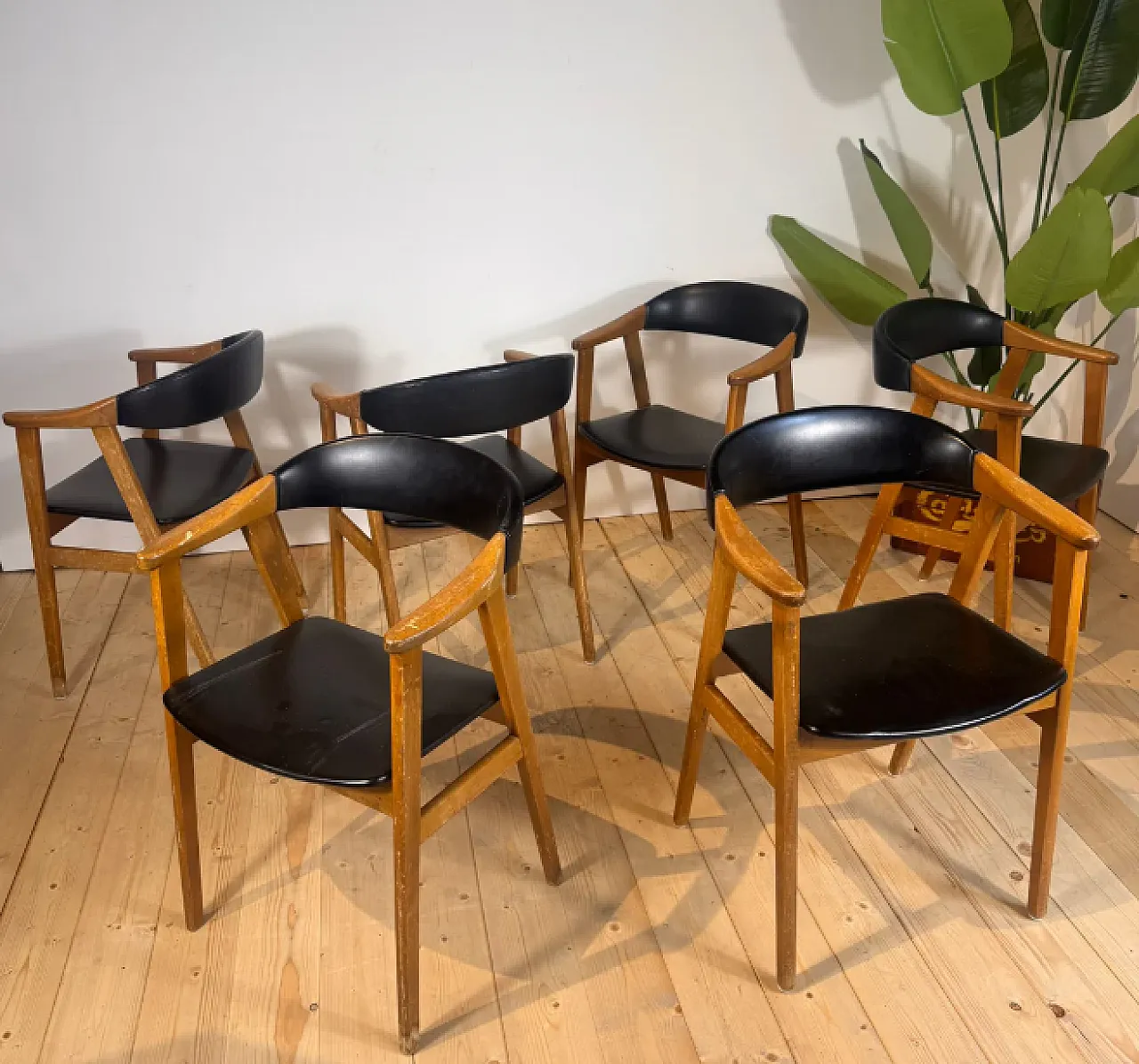 6 Sedie Sax Møbelfabrik, anni ’60 2