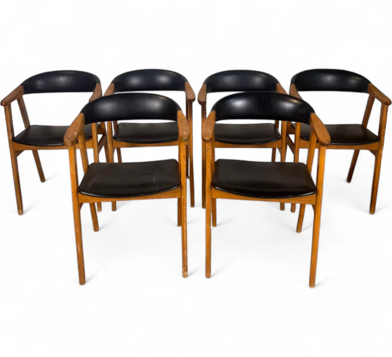 6 Sedie Sax Møbelfabrik, anni ’60 4
