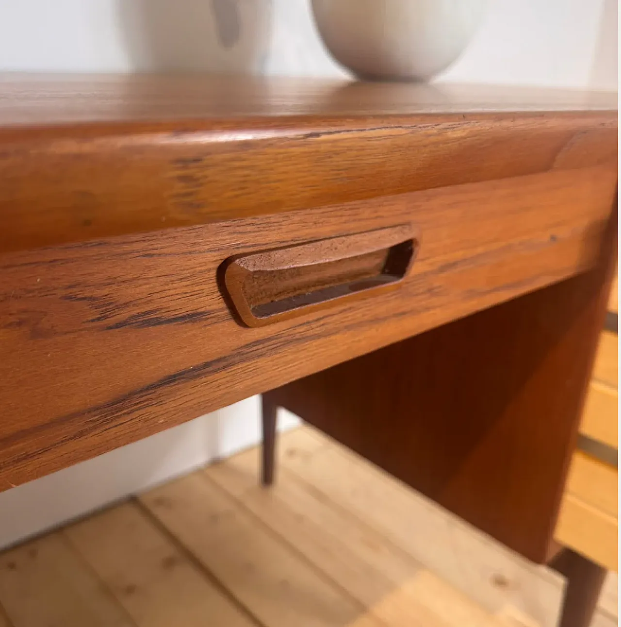 Scrittoio scandinavo in teak, anni ’60 3