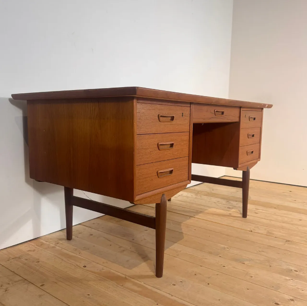 Scrittoio scandinavo in teak, anni ’60 4