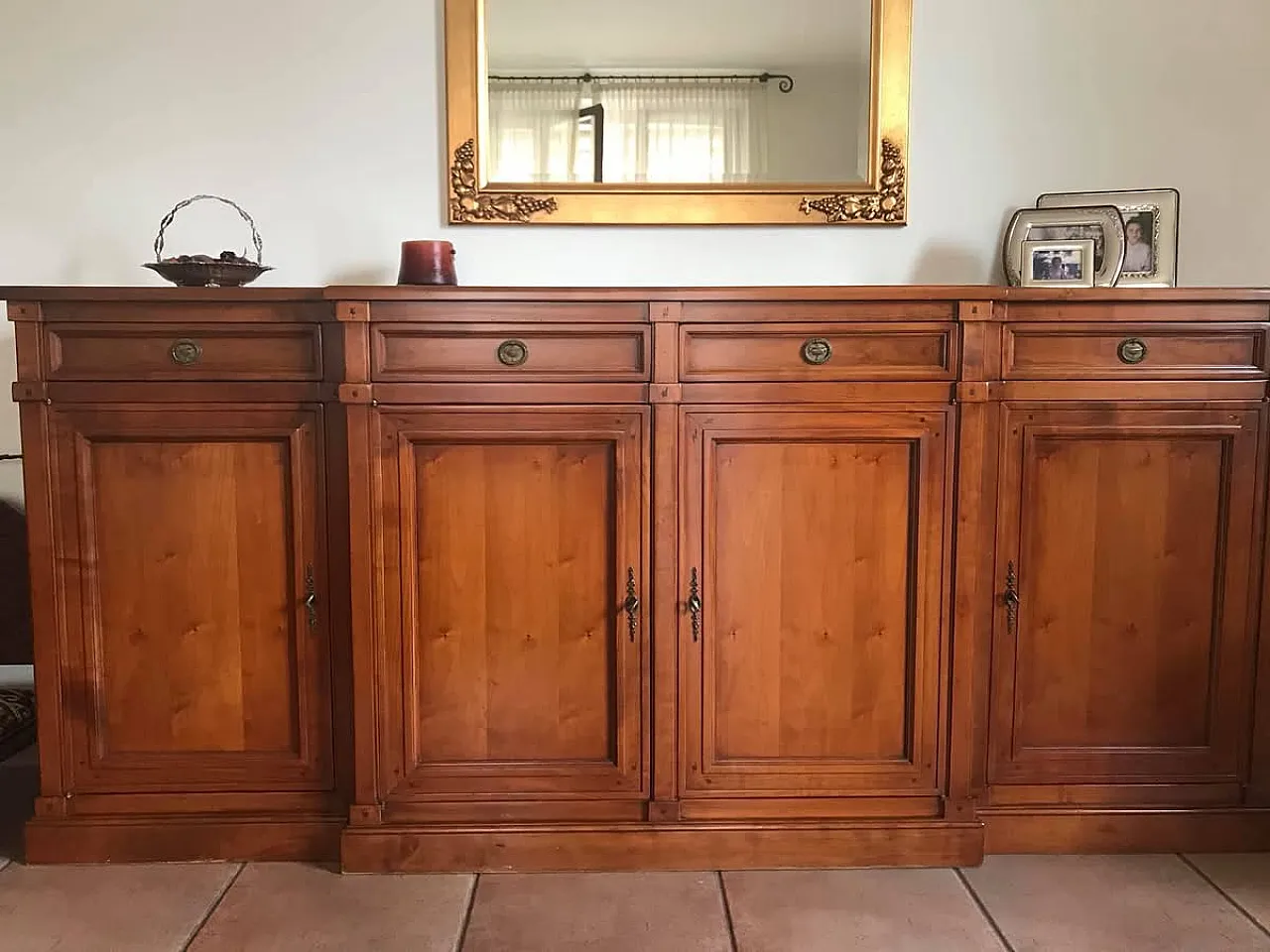 Credenza alta falegnameria stile Direttorio, anni 2000 1