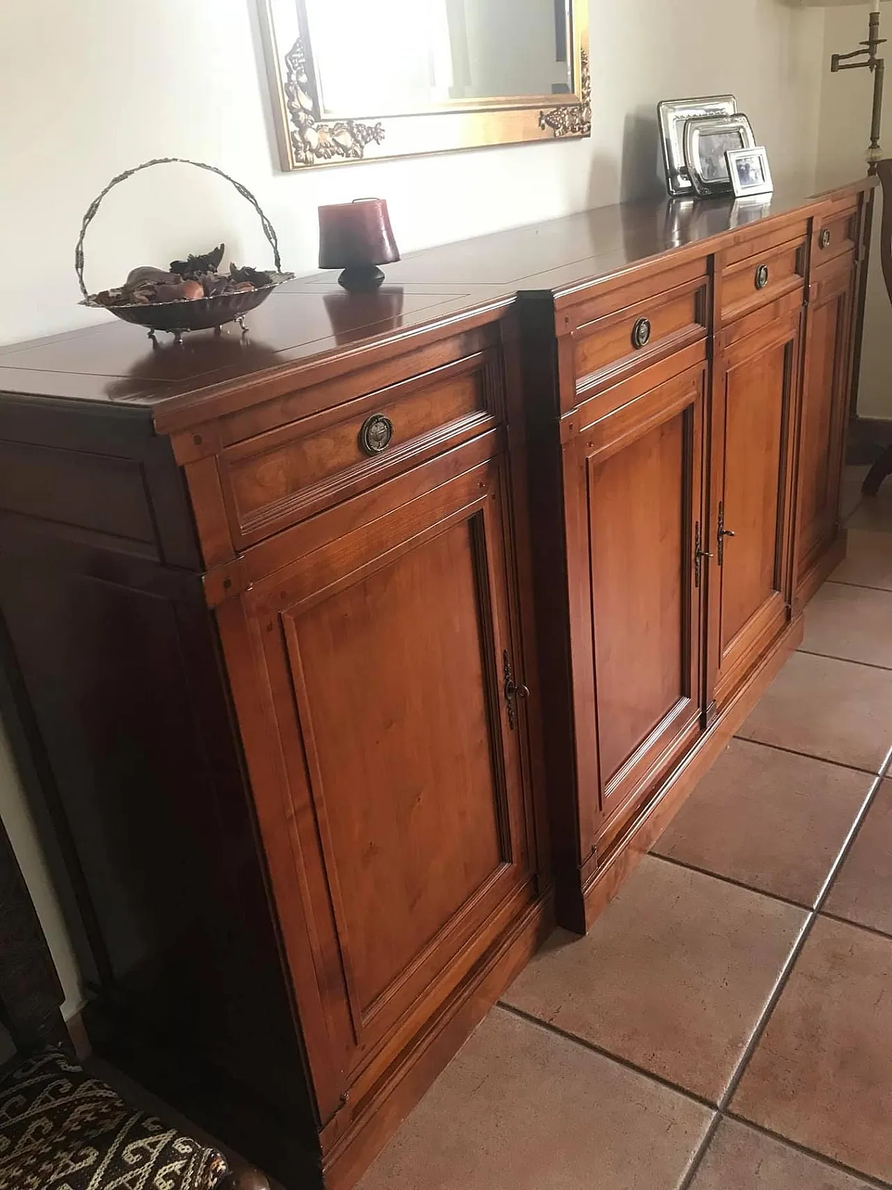 Credenza alta falegnameria stile Direttorio, anni 2000 2