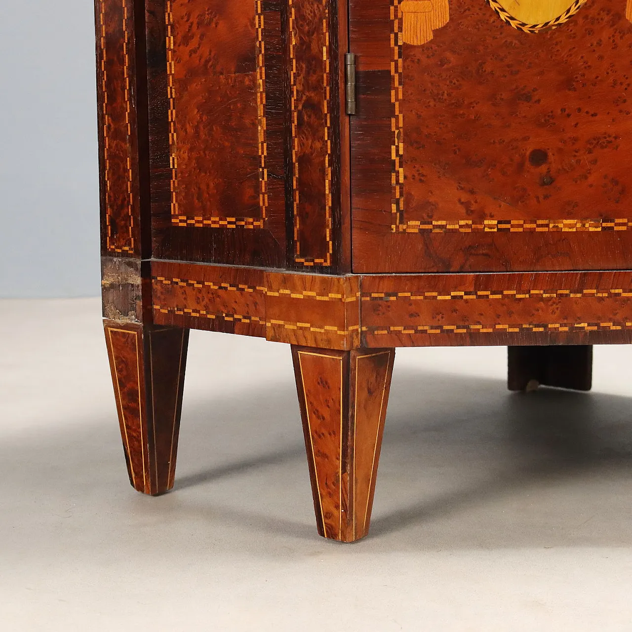 Neoclassical style corner cupboard, 19th century 9