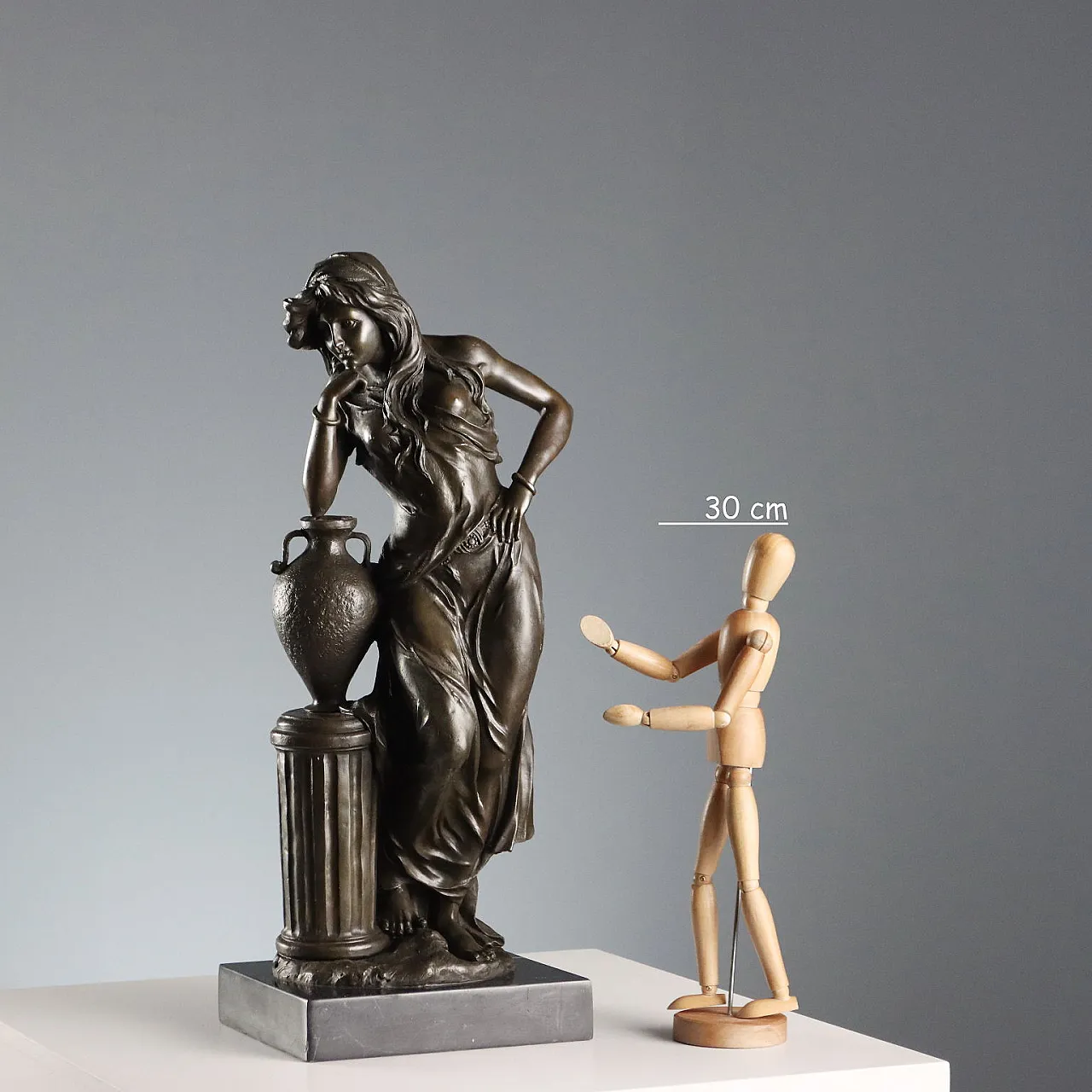 Female bronze figure by the Model of Emile Louis Picault, 20th century 2
