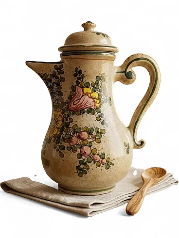 Deruta jug hand painted