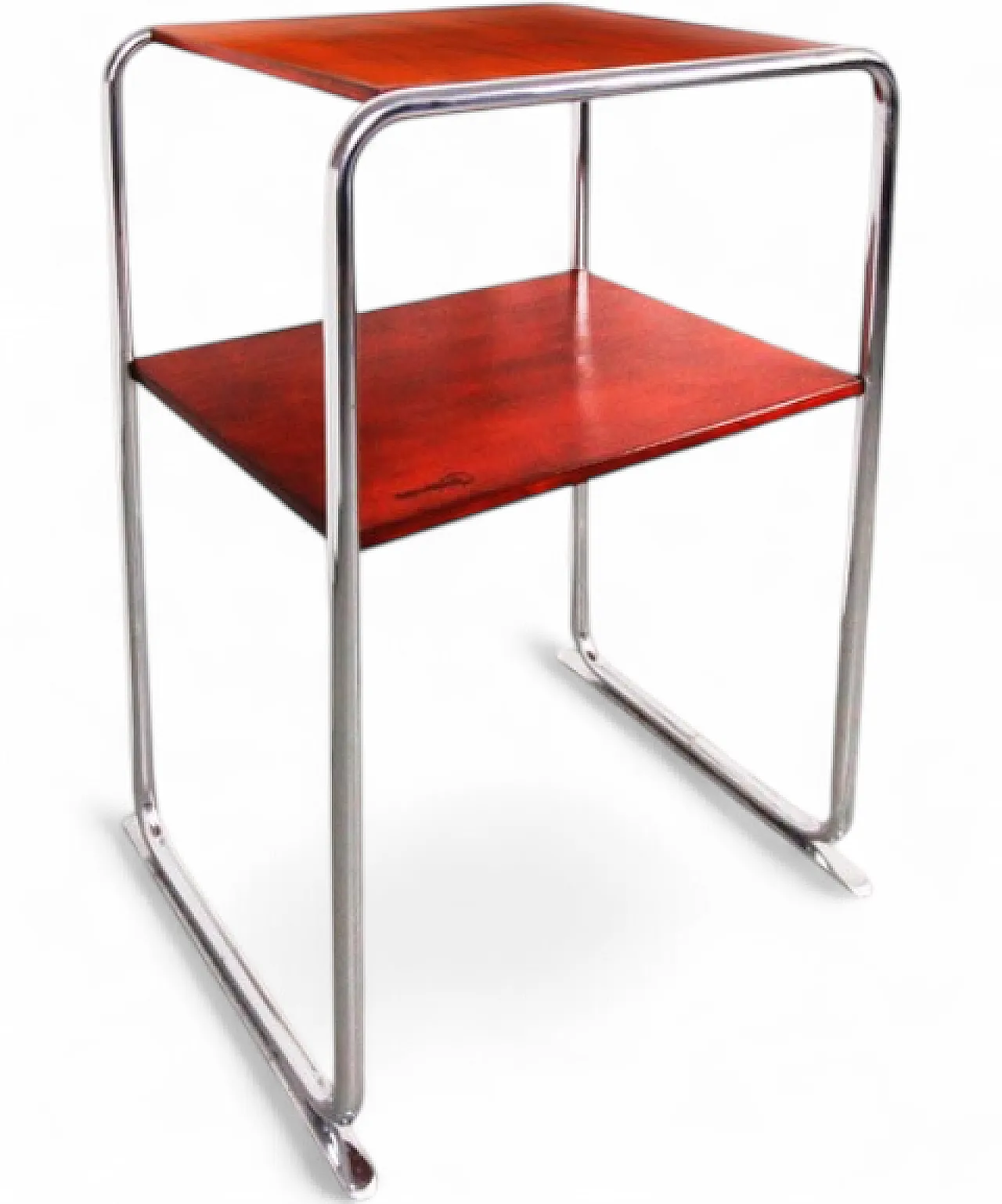 Bauhaus chrome table by Marcel Breuer "Carmin small" 15
