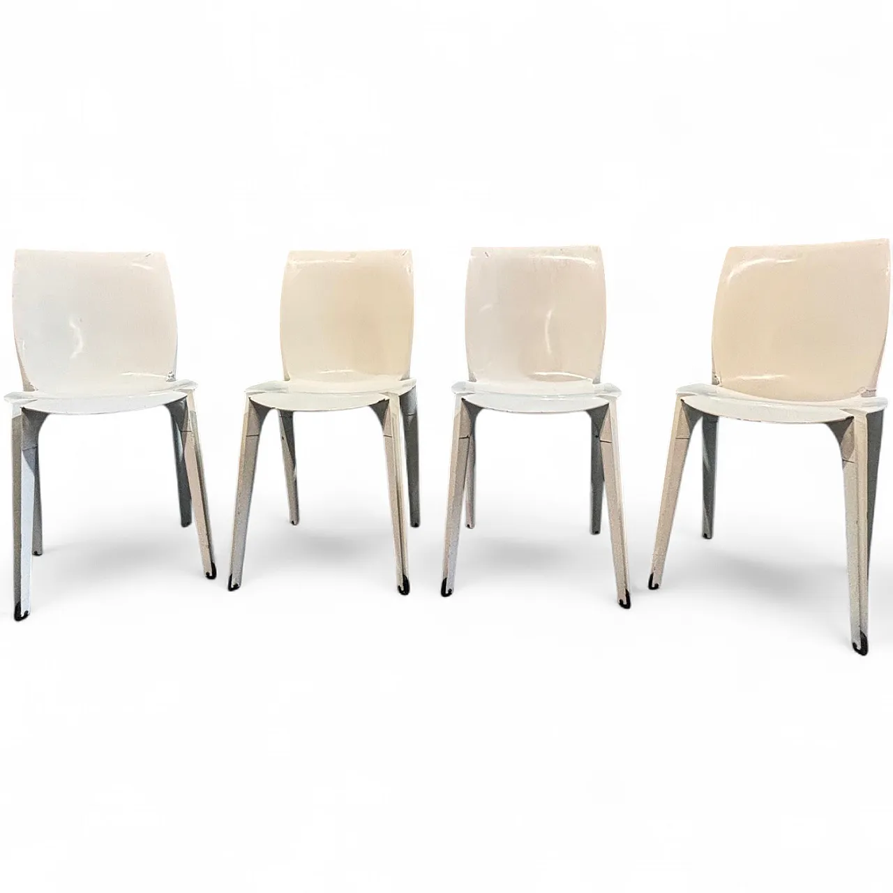 4 Lambada chairs by Marco Zanuso for Gavina 70s 14