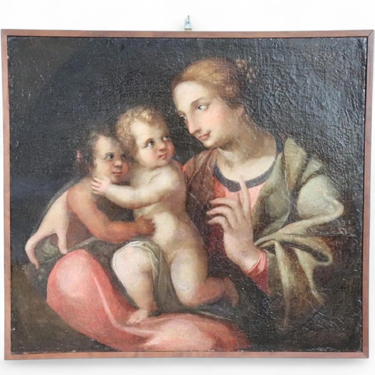 Religious oil painting on canvas, 18th century 17