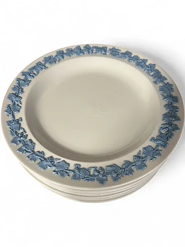Set 10 Piatti Dolce Wedgwood Embossed Queensware
