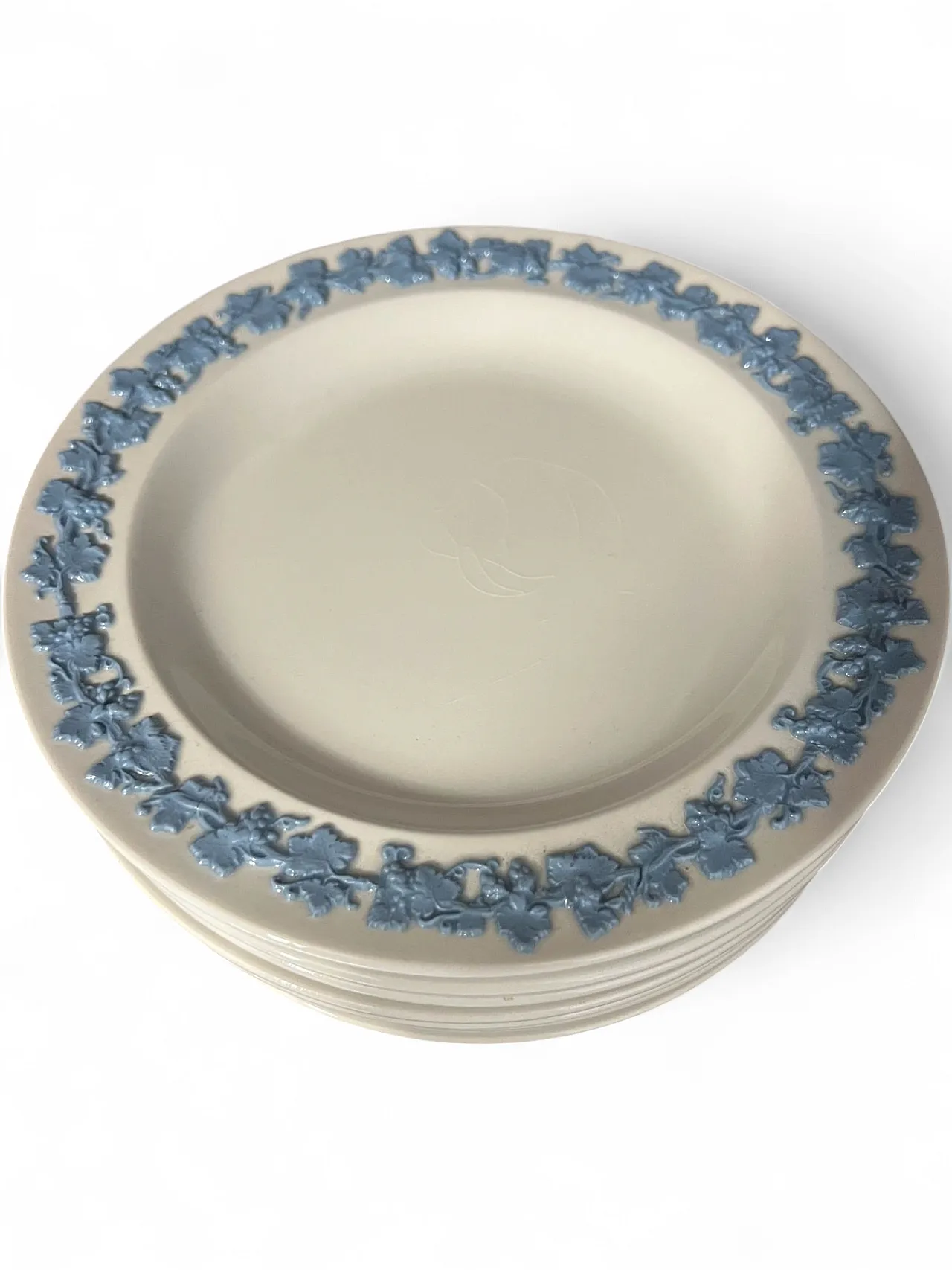 Set 10 Piatti Dolce Wedgwood Embossed Queensware 5