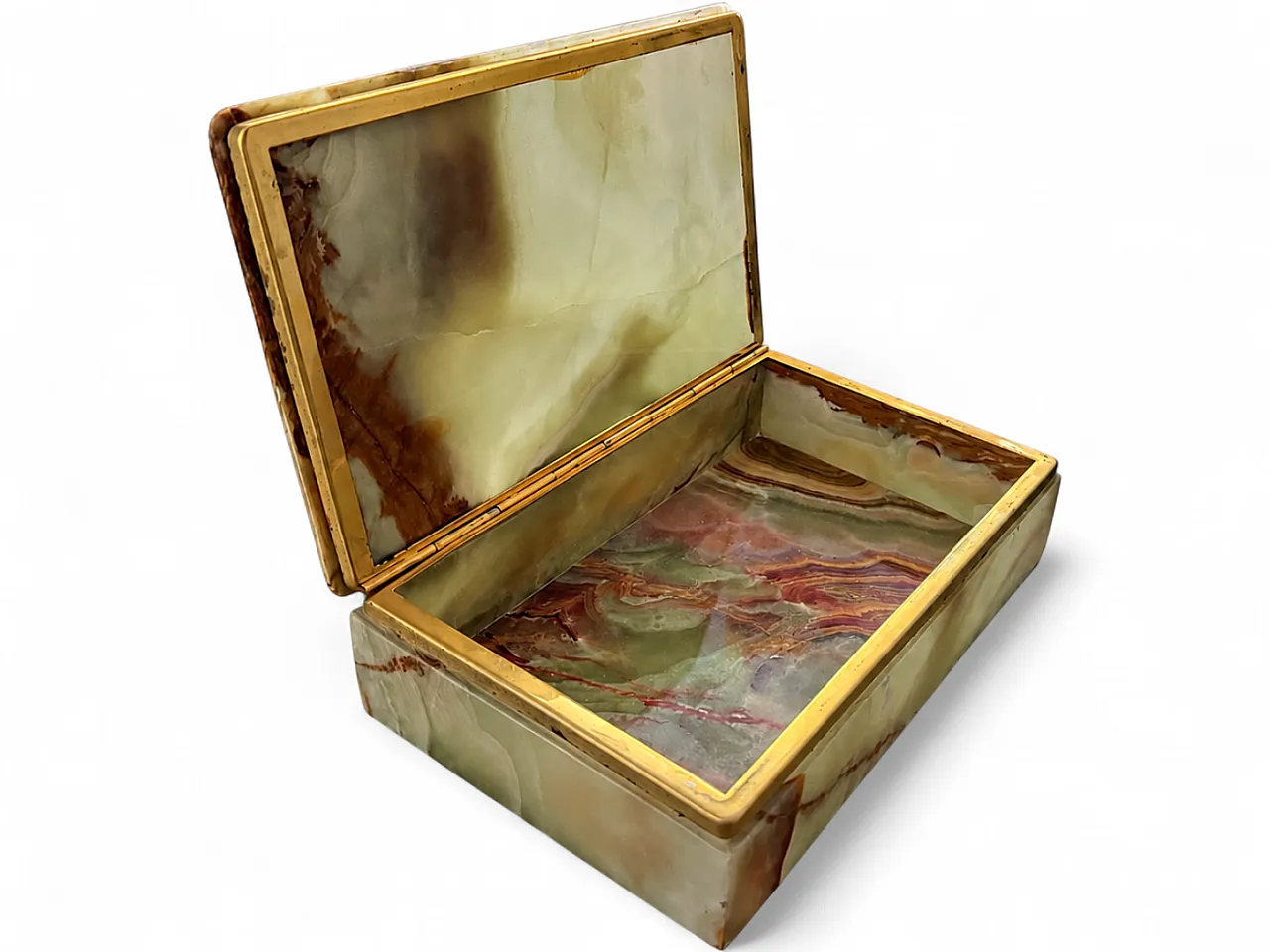 Onyx jewelry box, 1960s 6