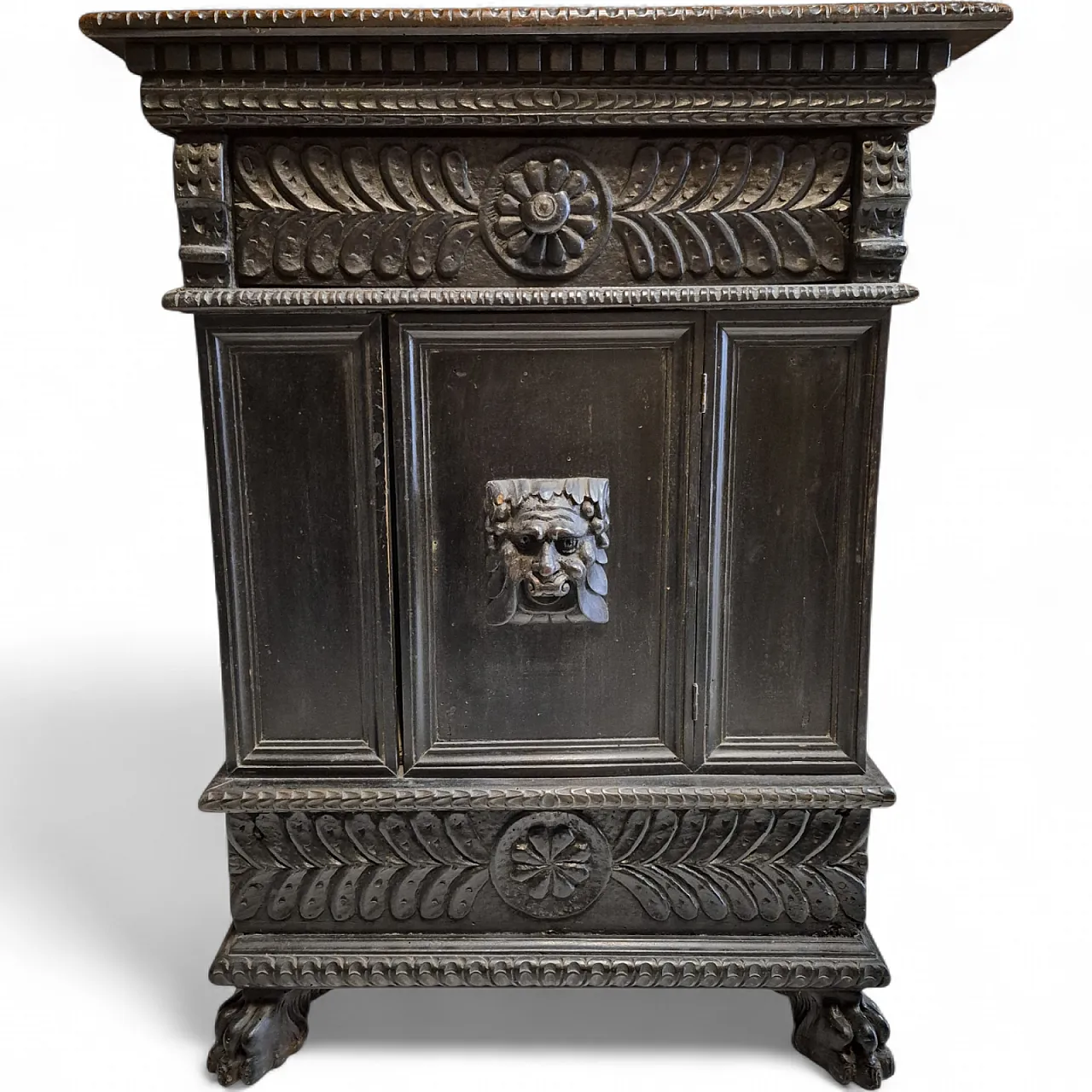 Sideboard in ebonized wood, Lombardy, 19th century 9