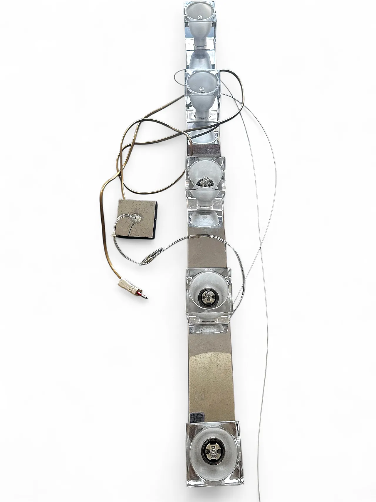 Lampadario di Renato Toso, Roberto Pamio for F. Fabbian, 1990s 6