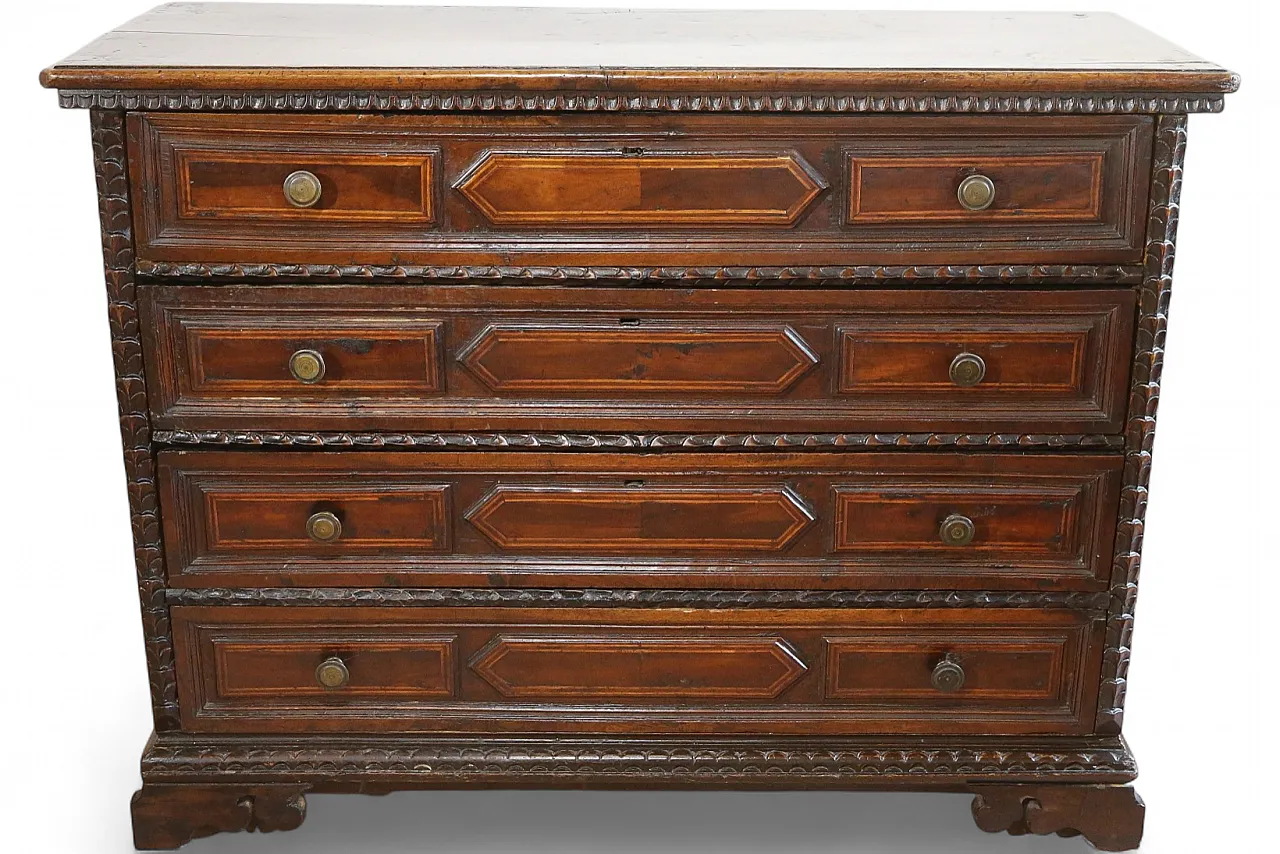 Canterano lombardo olmo Bottega Caniana Bergamo, '600 17