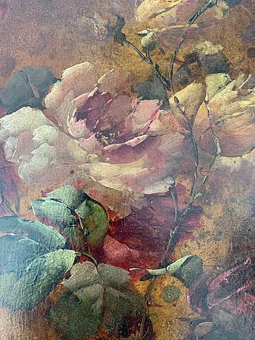 Dipinto astratto Peonie, '900