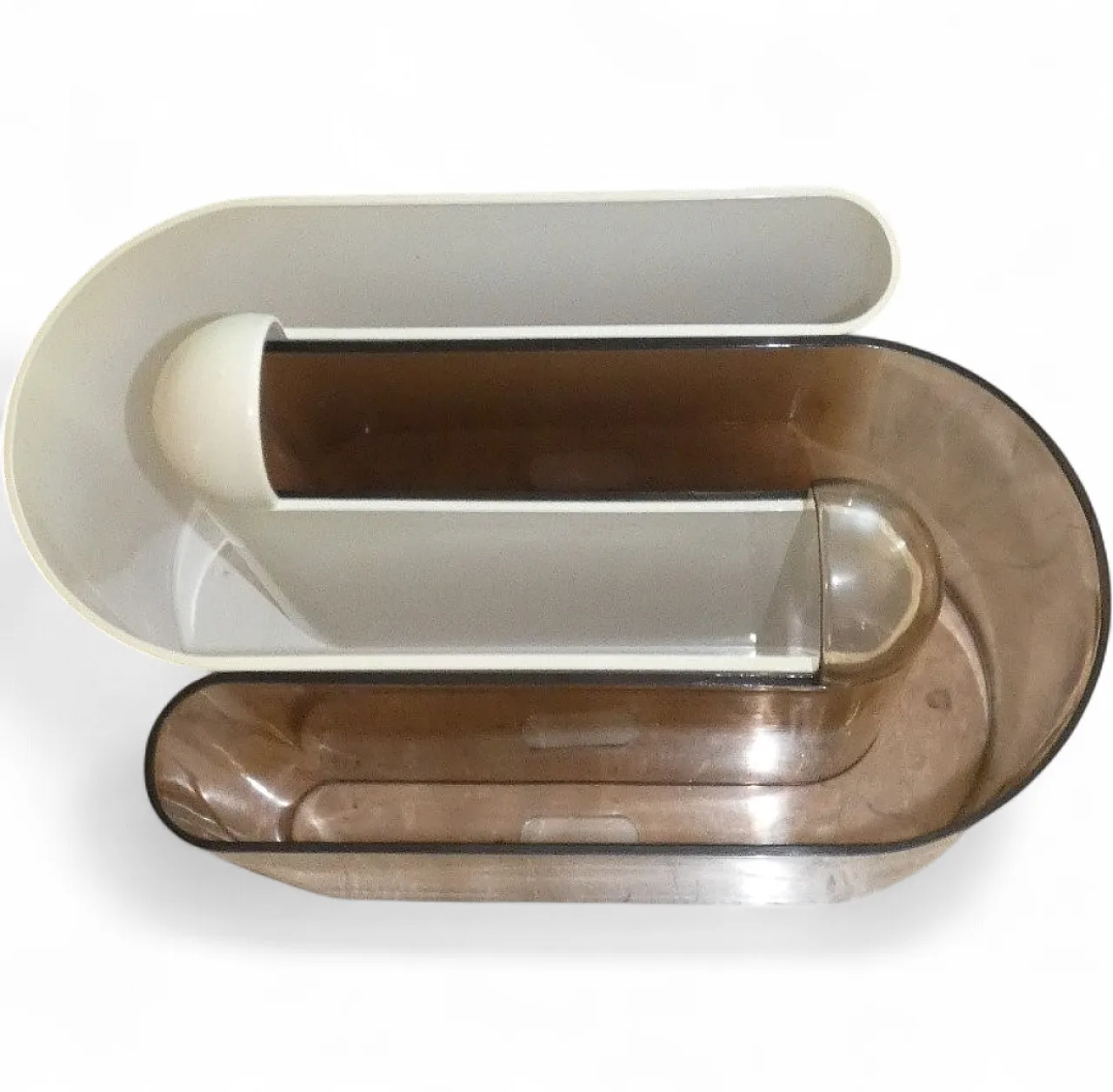 Pair of Magazine rack by Rodolfo Bonetto for Bilumen, 1968 11