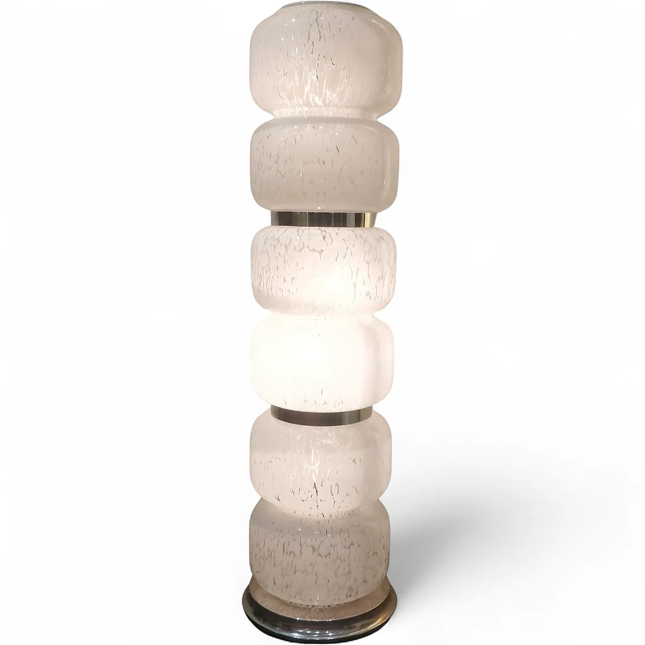 Totem floor lamp by AV Mazzega, Murano glass – Italy, 1960s 16