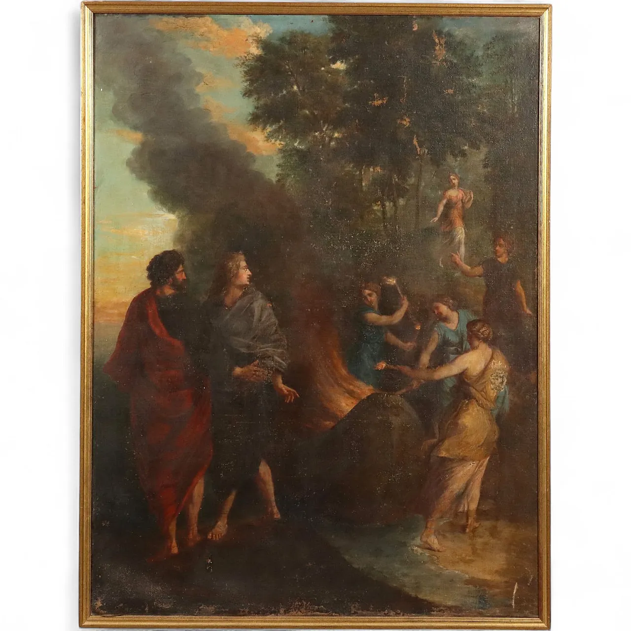 The Nymphs Burn Telemachus' Ship, oil on canvas, 17th century 11