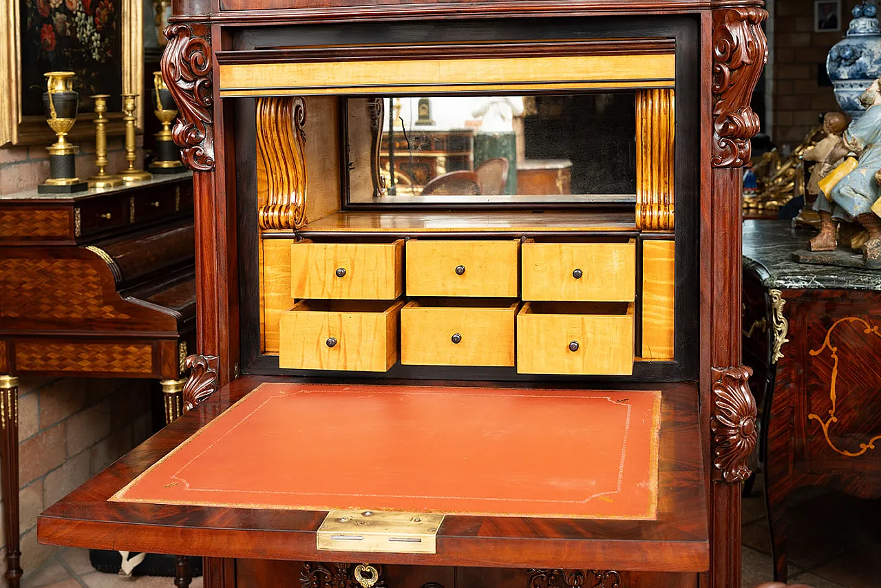 French Louis XV chest of drawers marble top, 18th century 4