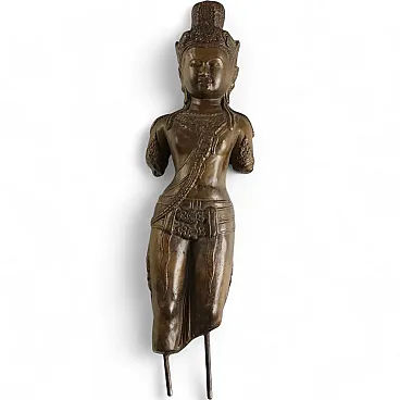 Bodhisattva bronze sculpture, 20th century