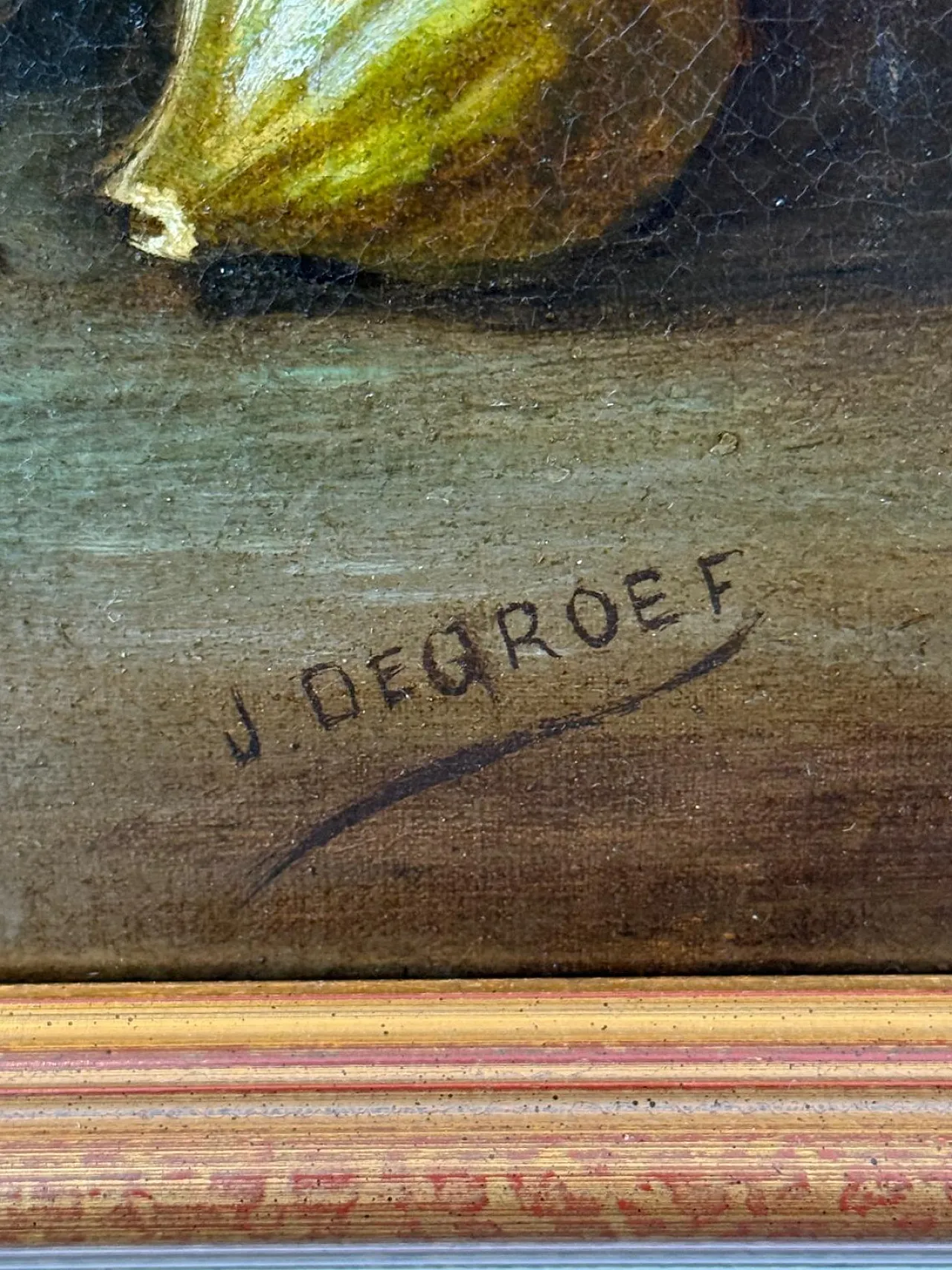 Still Life with Fruits, Signed Oil on Canvas, 19th Century 10