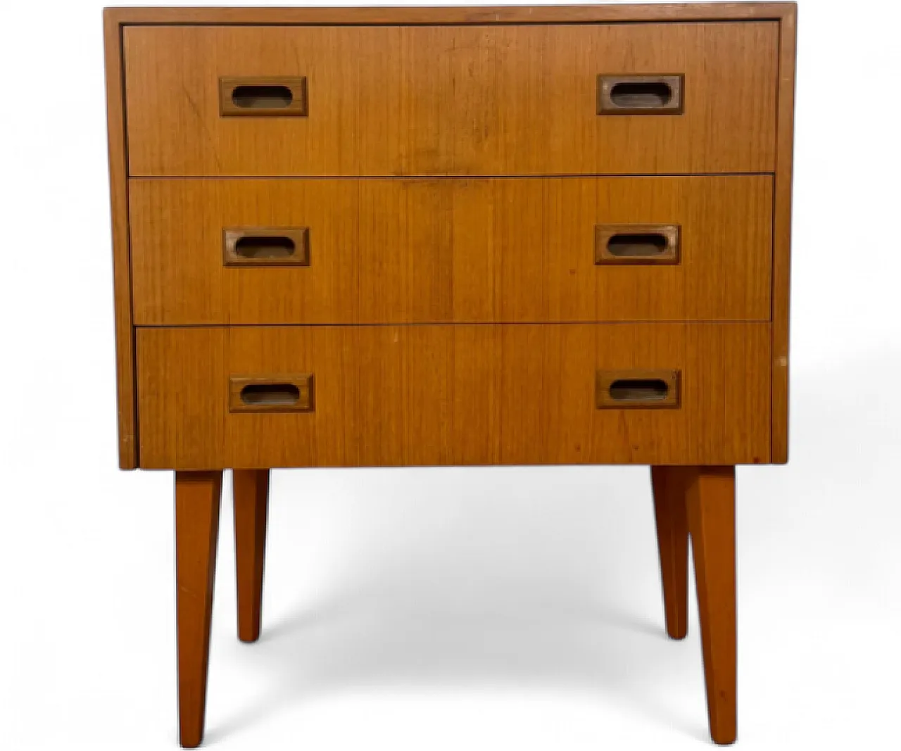 Comodino in rovere, anni ’60 7