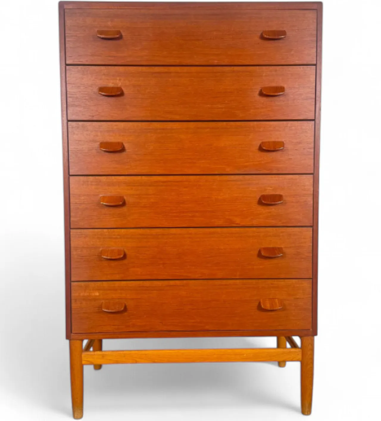 Cassettiera in teak di Poul M. Volther per FDB Møbler, anni ’60 7