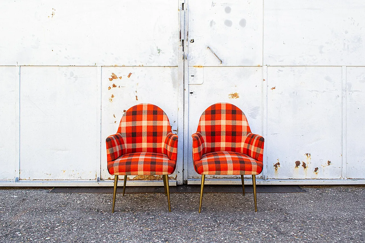 Pair of armchairs from Arflex, 1960s 1