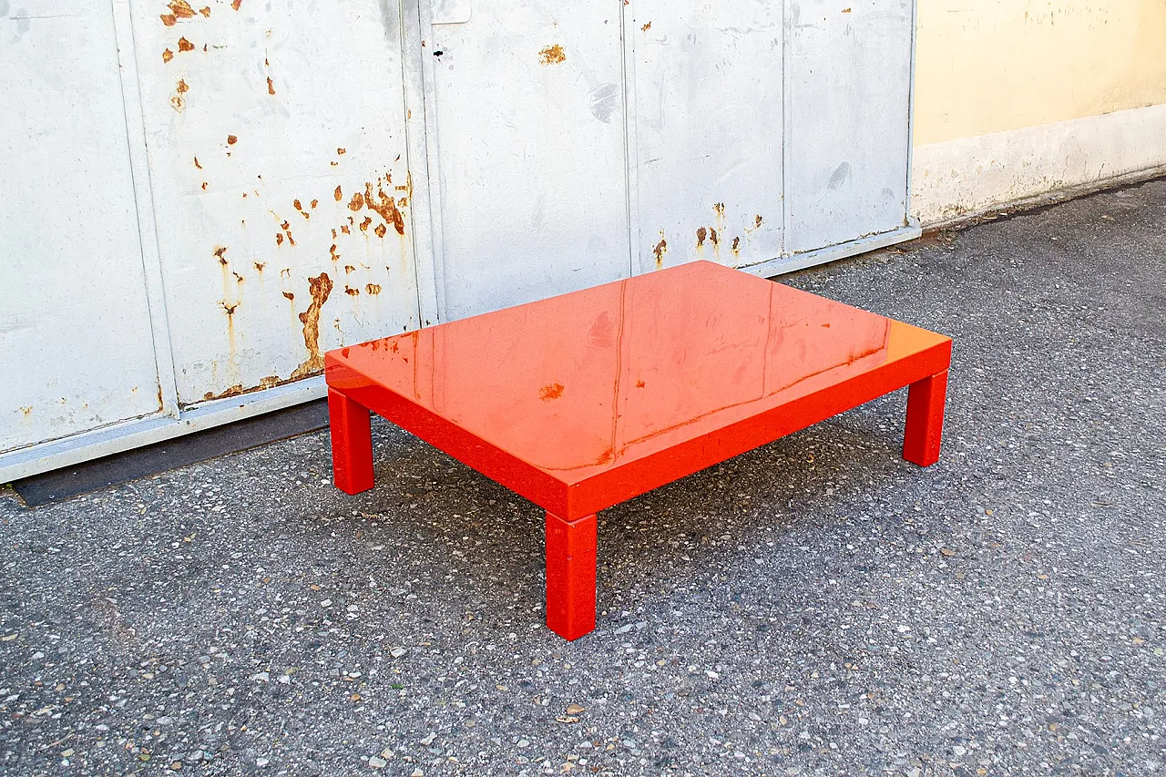 Orange coffee table, 1970s 2