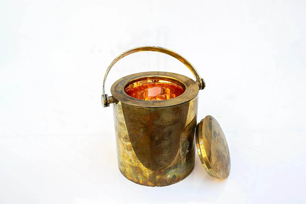 Handmade silver-plated metal cocktail set from Cassetti, 1970s 4