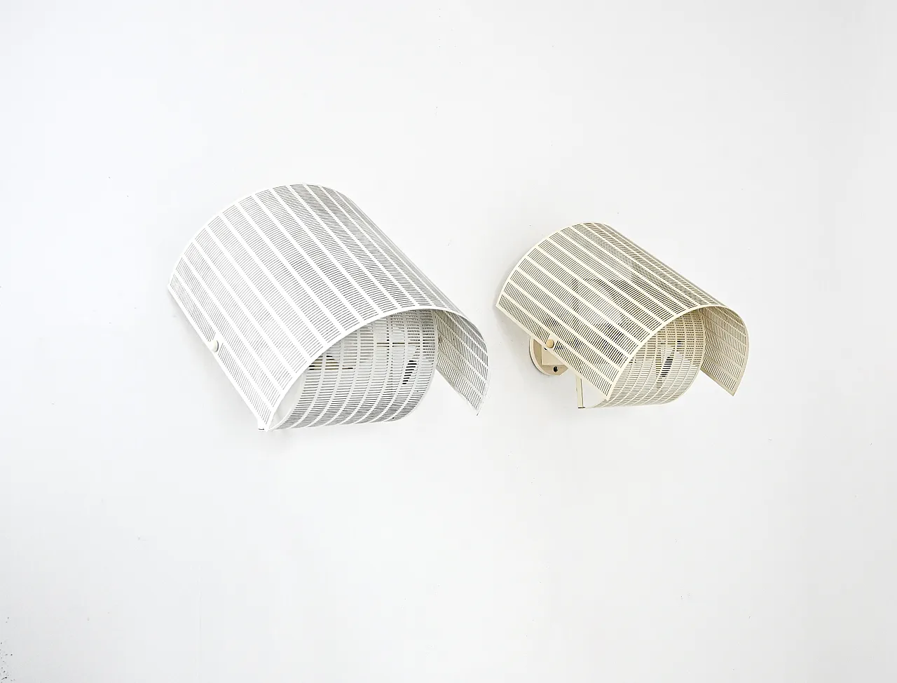 Coppia di applique Shogun di Mario Botta per Artemide, anni '80 1