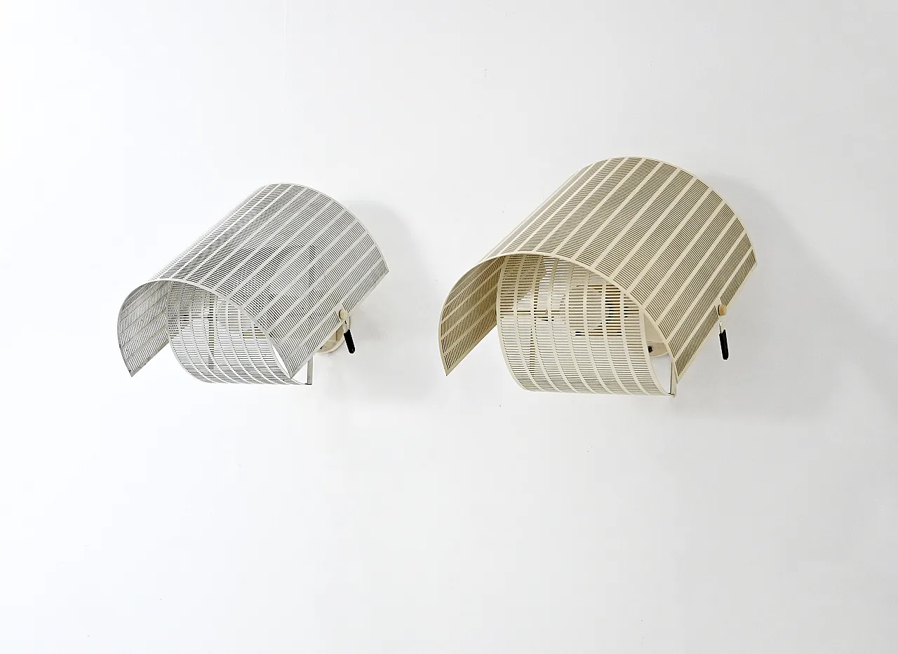 Coppia di applique Shogun di Mario Botta per Artemide, anni '80 5