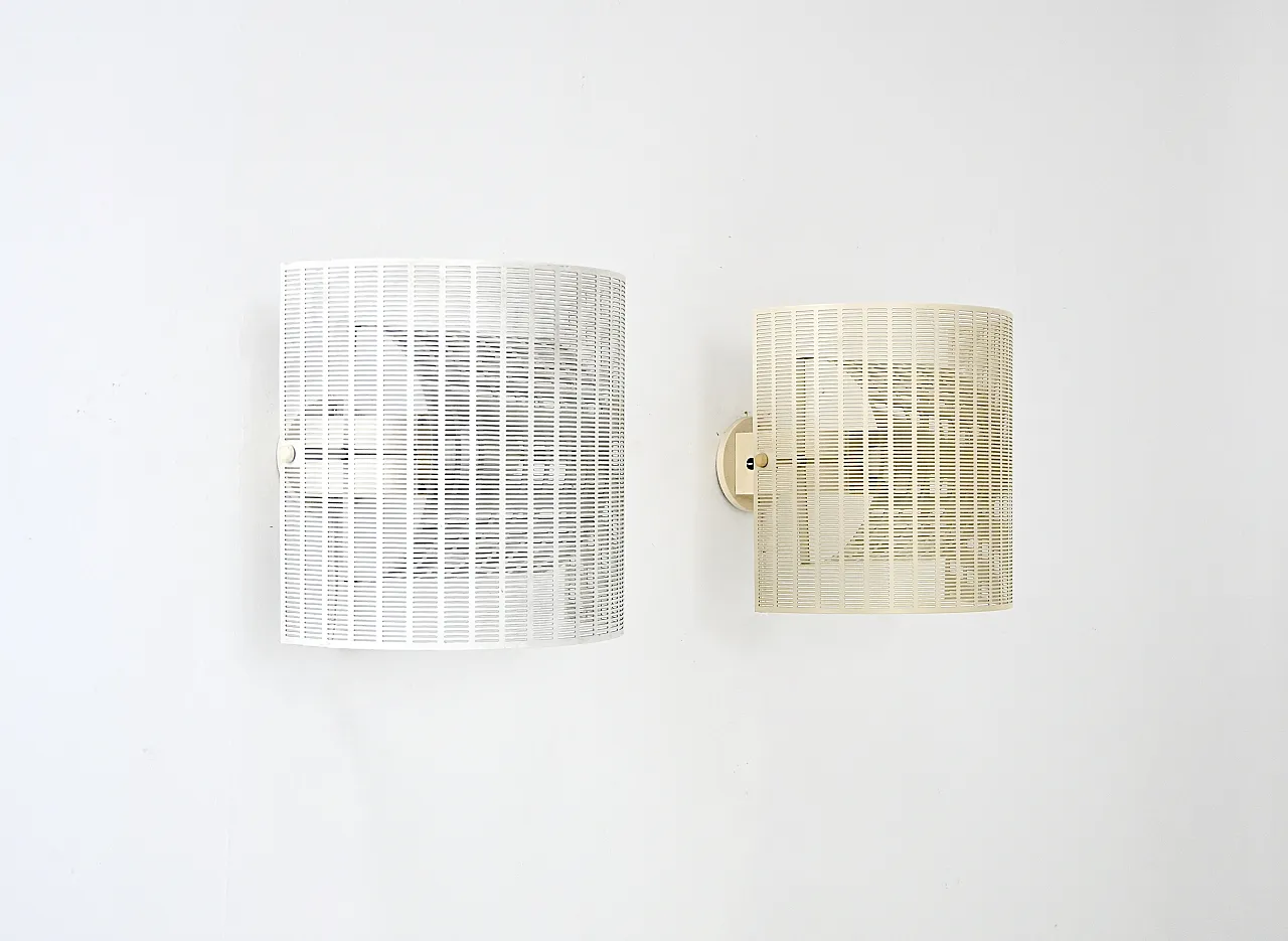 Coppia di applique Shogun di Mario Botta per Artemide, anni '80 7