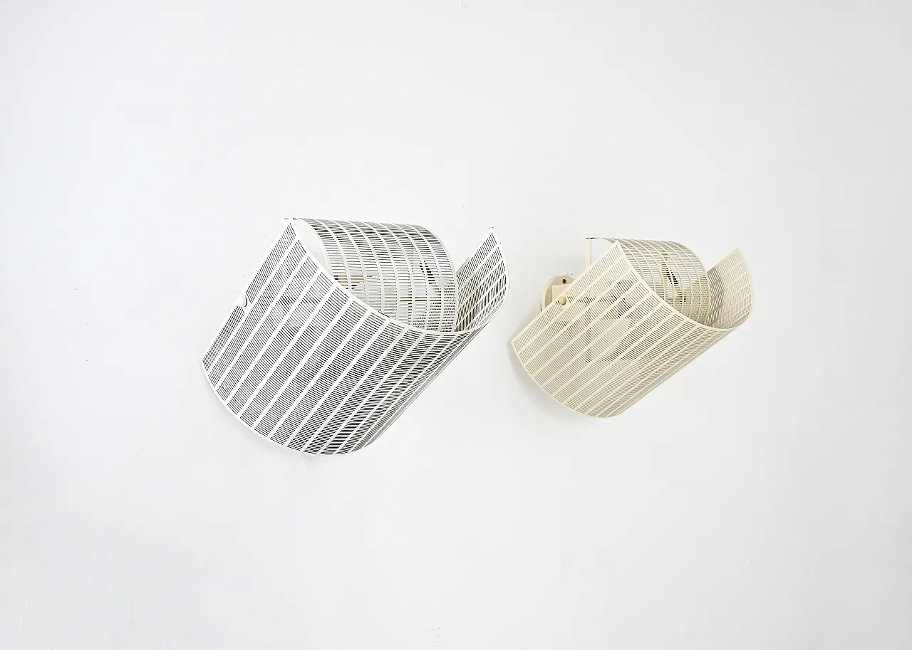 Coppia di applique Shogun di Mario Botta per Artemide, anni '80 9