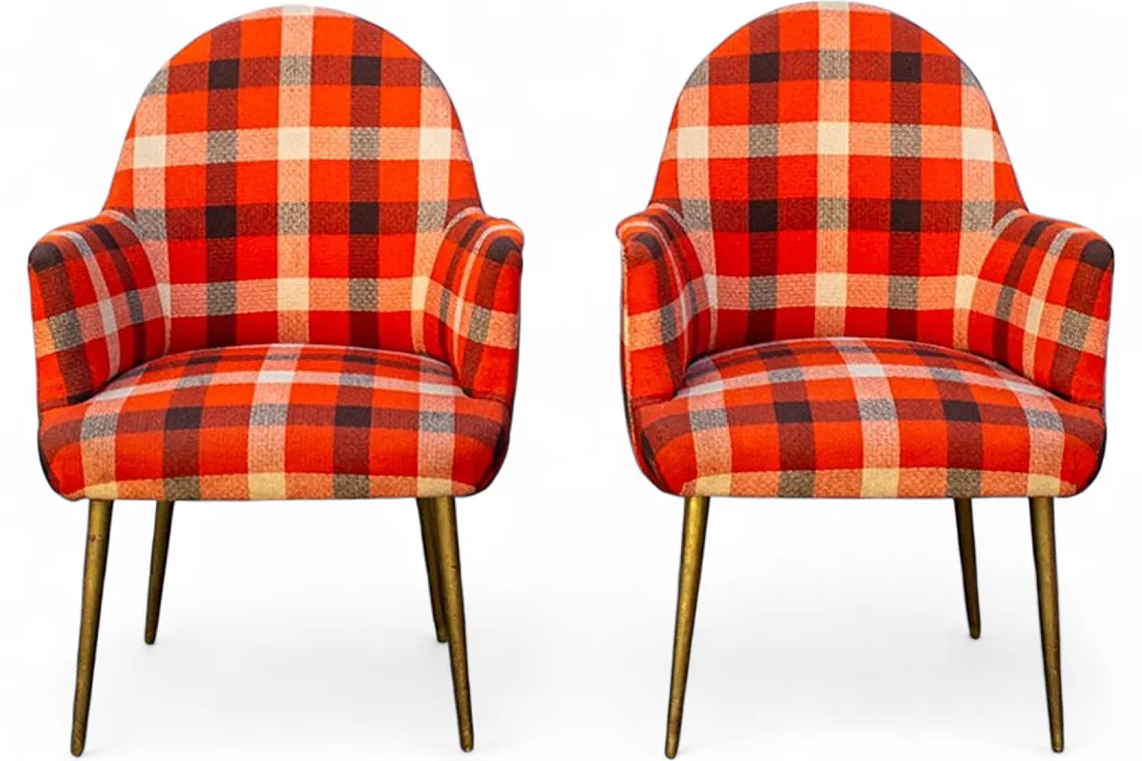 Pair of armchairs from Arflex, 1960s 7
