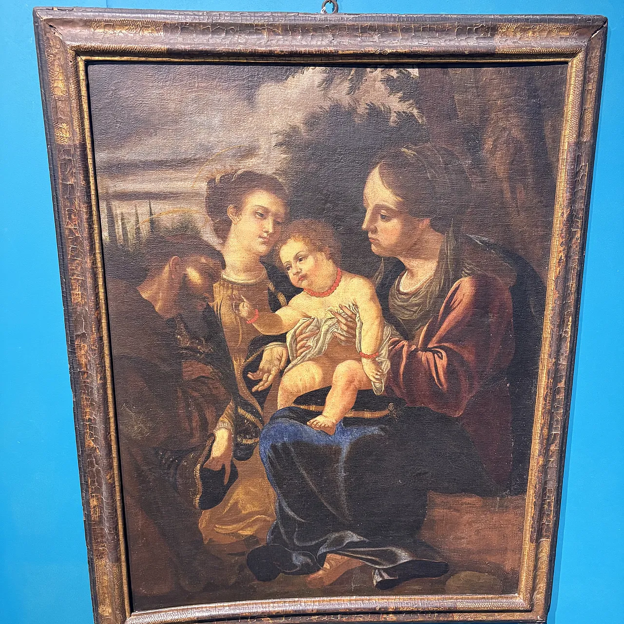 Sacred conversation, oil on canvas, 16th century 2