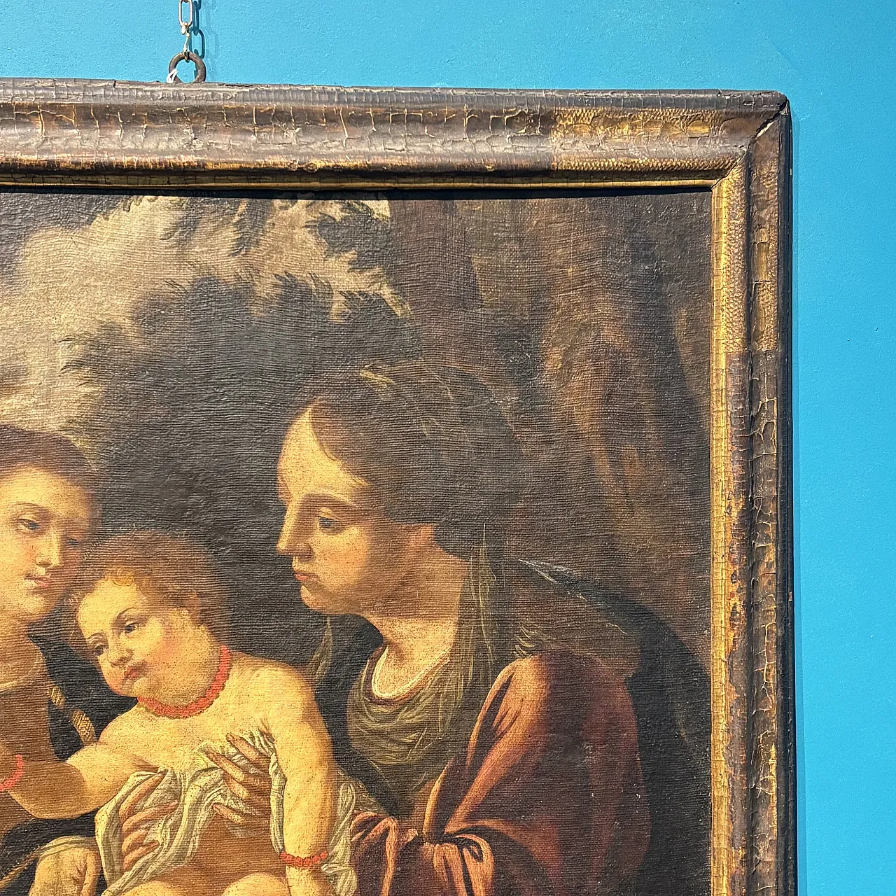Sacred conversation, oil on canvas, 16th century 5