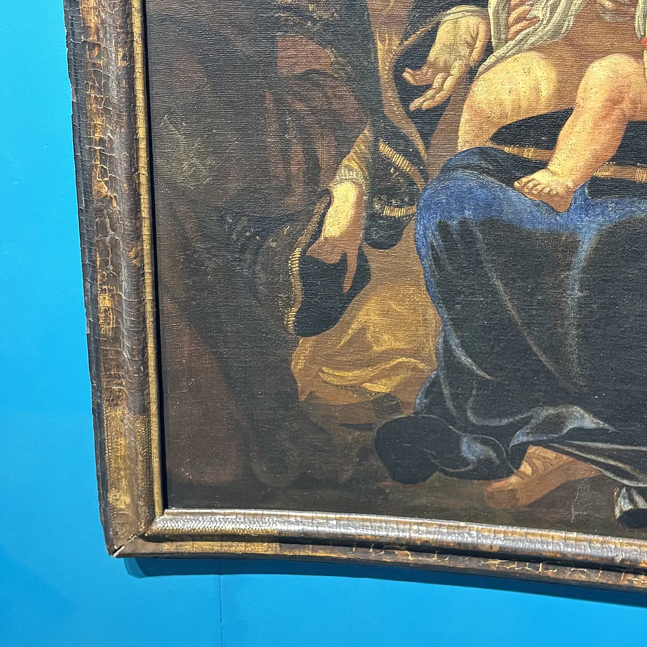 Sacred conversation, oil on canvas, 16th century 6