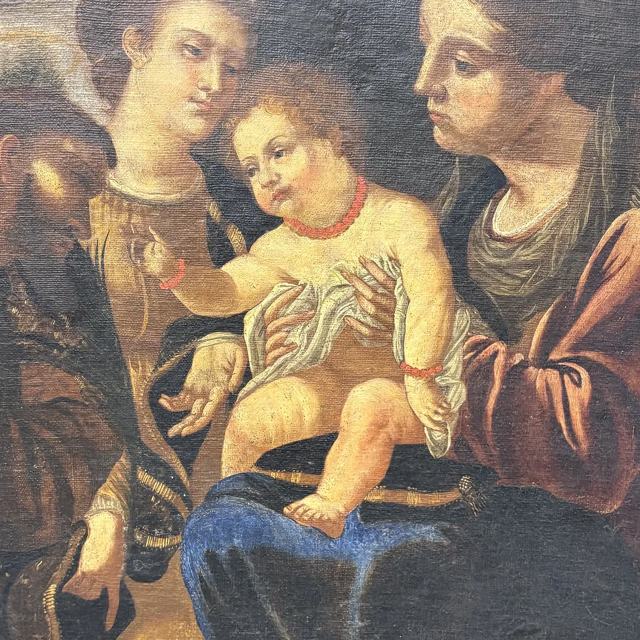 Sacred conversation, oil on canvas, 16th century 7