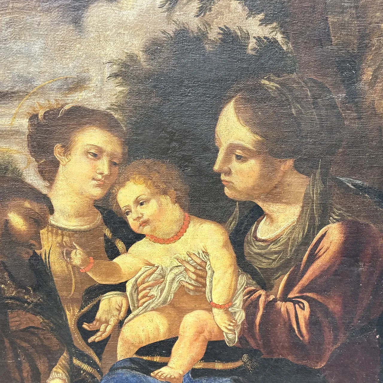 Sacred conversation, oil on canvas, 16th century 8