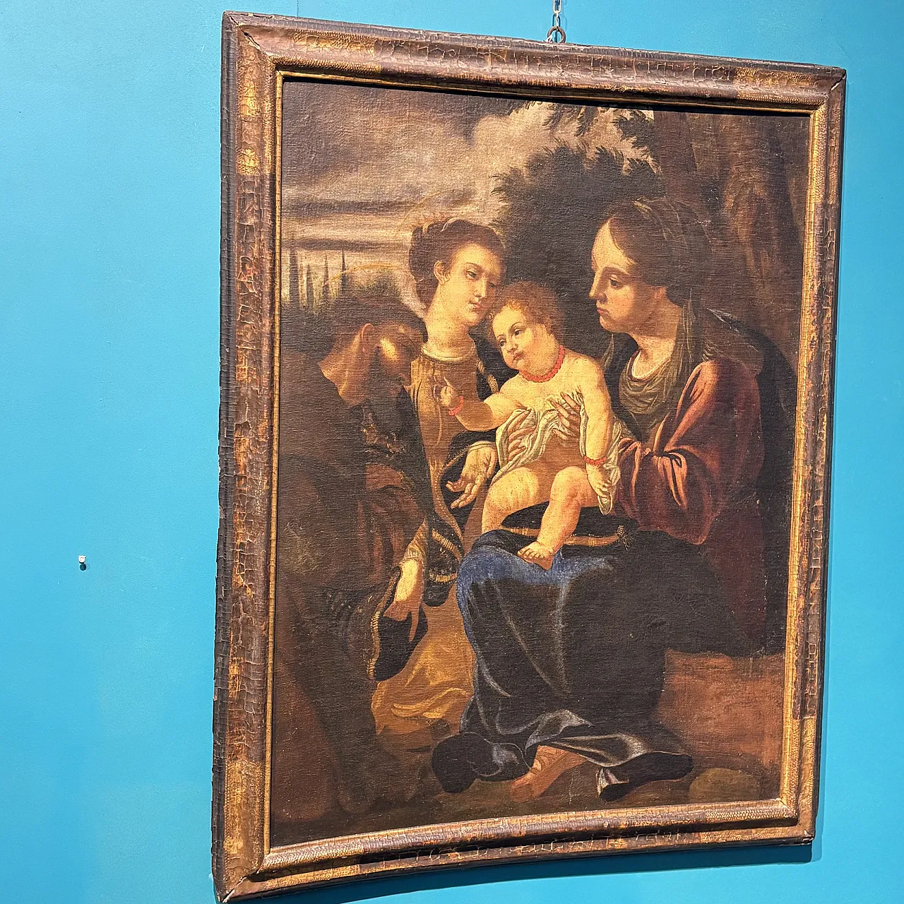 Sacred conversation, oil on canvas, 16th century 12